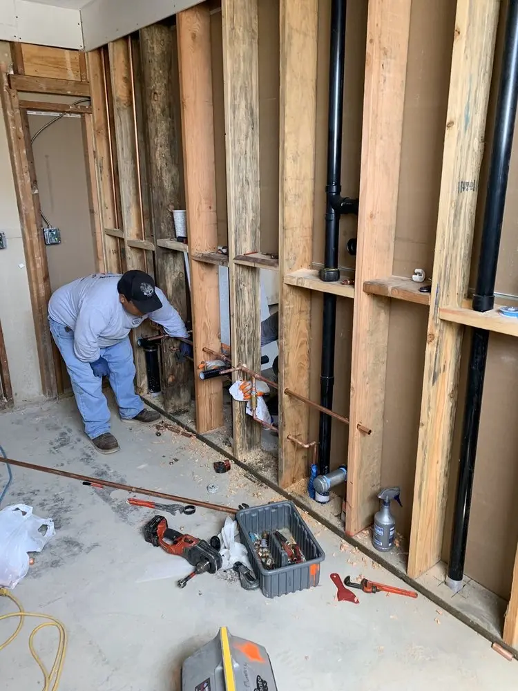 Commercial rough-in plumbing for Water Heater Replacement in Wrightville